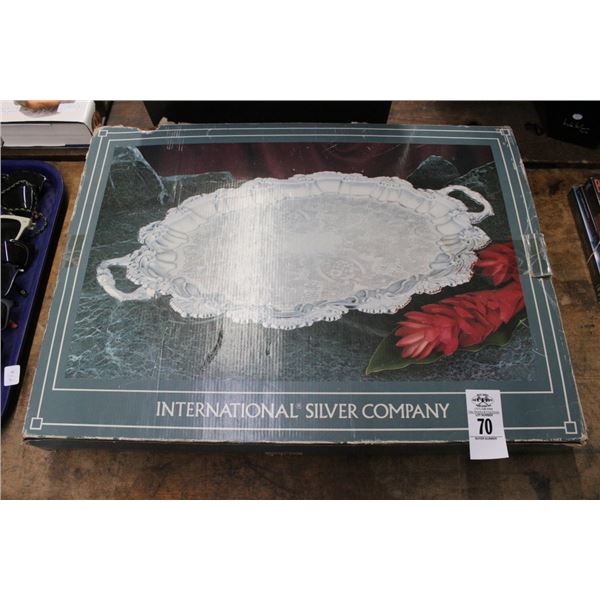 International Silver Co. Serving Tray w/Box