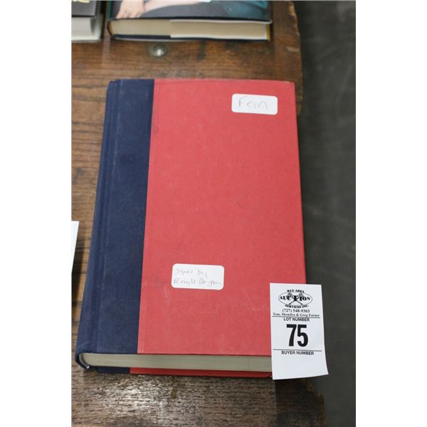 Ronald Reagan Signed Book