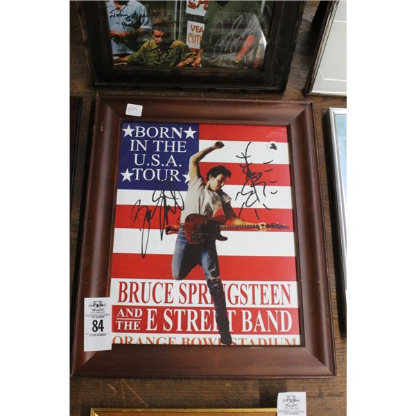 Bruce Springsteen Born In The USA Signed Photo