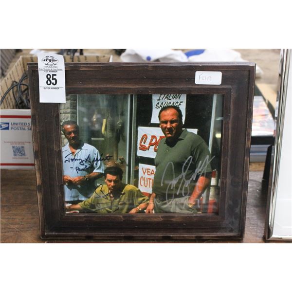 Sopranos Signed Cast Photo
