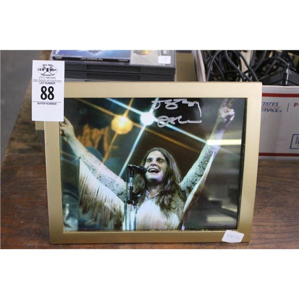 Ozzy Osbourne Signed Photo