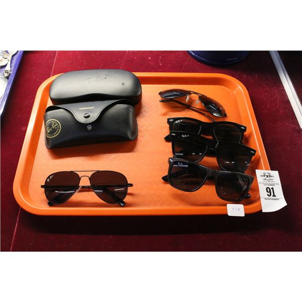 7-Designer Ray Ban Sunglasses - 7 X $