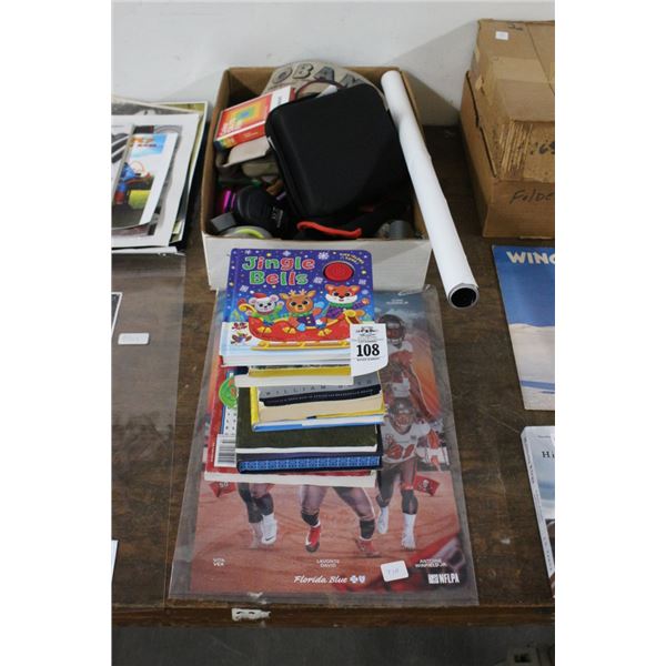 Asst. Books, Posters, Toys, Flashlights, Accessories