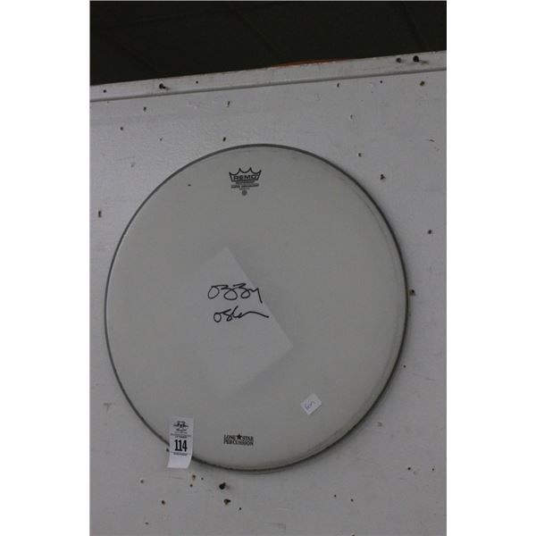 Ozzy Osbourne Signed Drum Head