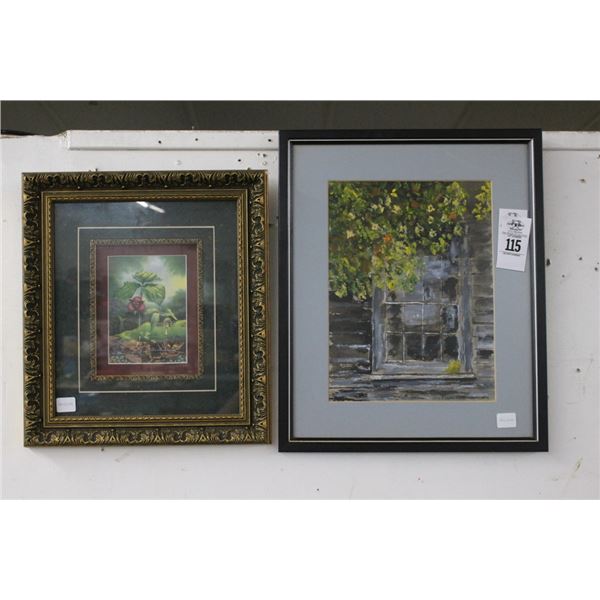 Outdoor Life Painted Wall Art Signed