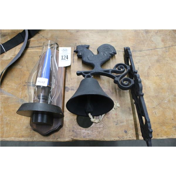 Cast Bell, Wall Lantern