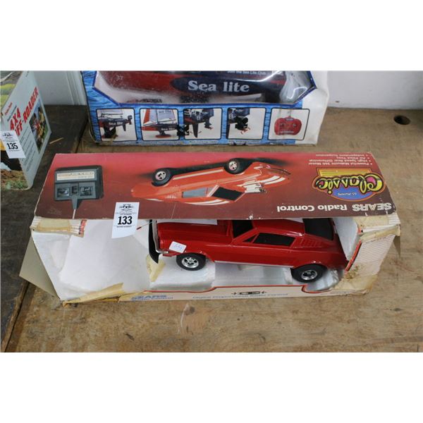 Sears 65 Mustang Radio Control Toy w/Box