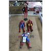 Image 1 : Captain America, Spiderman, Ironman, Uncle Sam Action Figures