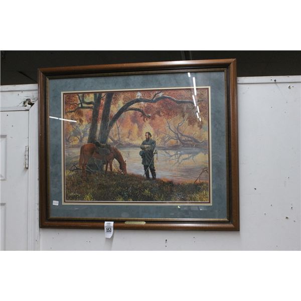 Cross Over The River Artist Signed Print