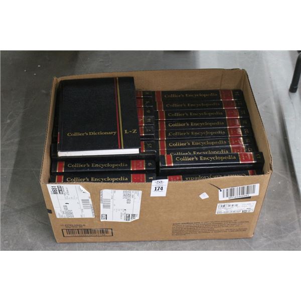 Asst. Collier's Encyclopedia Books