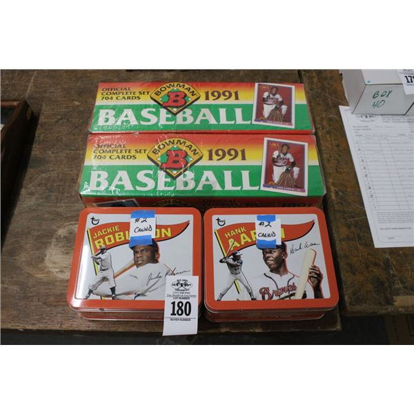 Asst. Baseball Cards, Tin Lunch Boxes