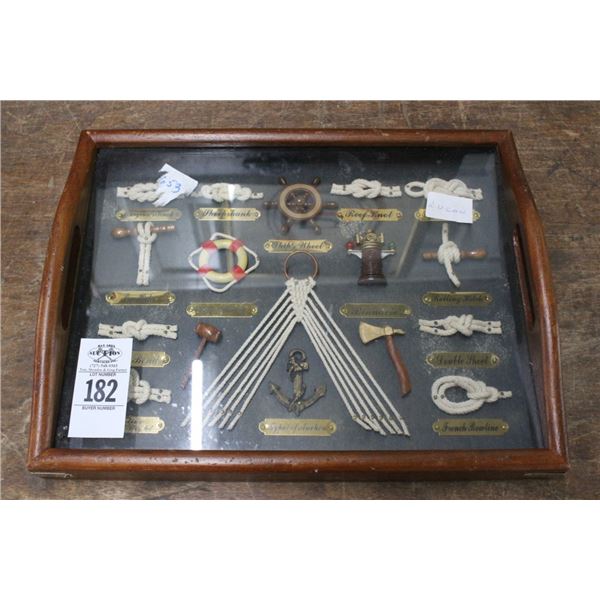 Nautical Sailors Shadowbox Display