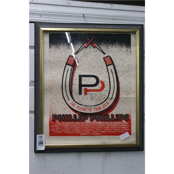 Philips The Magnetic Tour 2018 Signed Poster