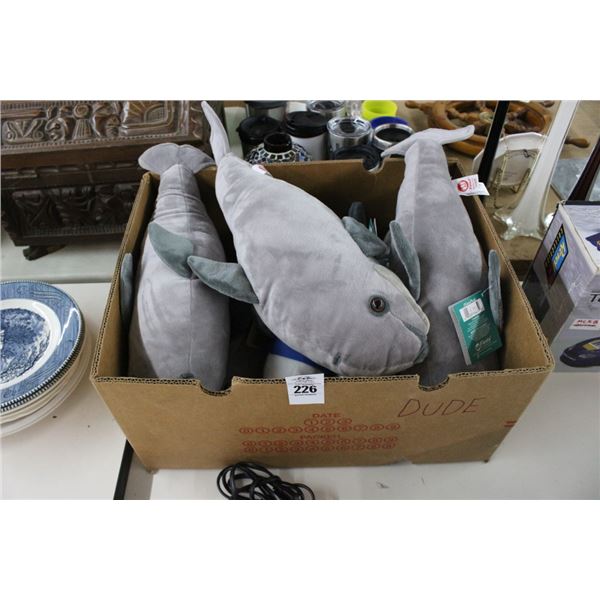Asst. Manatee, Shark Plush