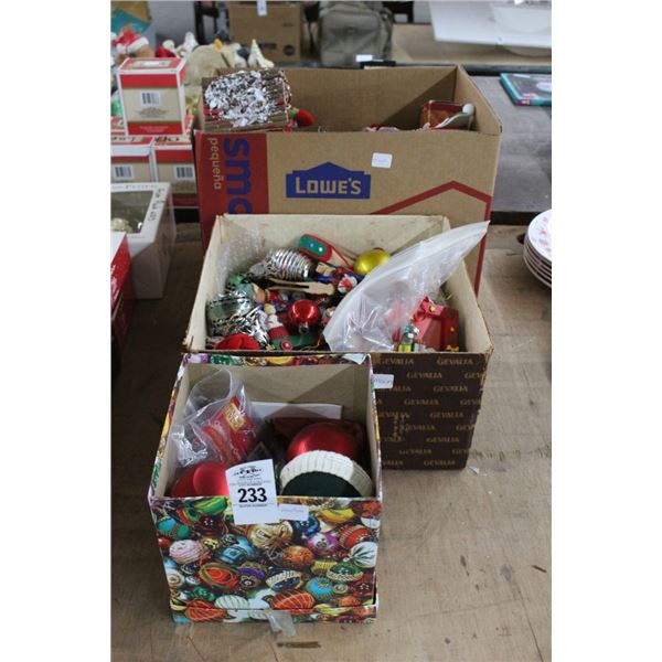 Asst. Miniature Christmas Décor/Ornaments