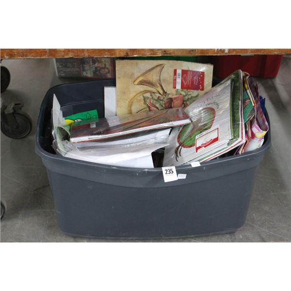 Asst. Christmas Bags, Wrapping Paper