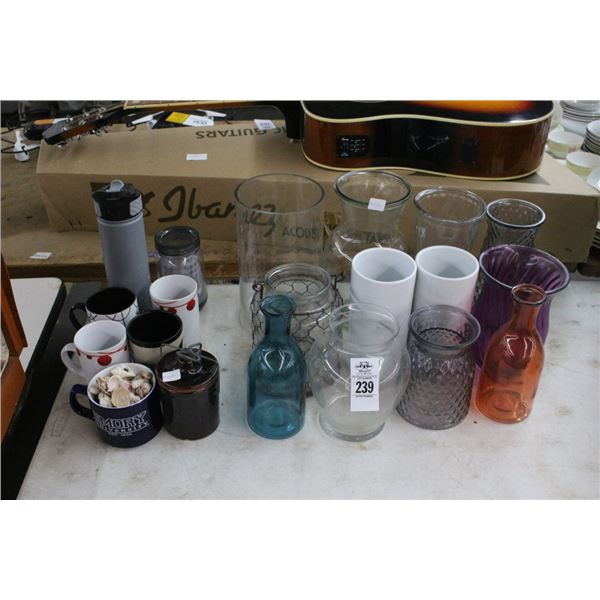 Asst. Vases, Mugs