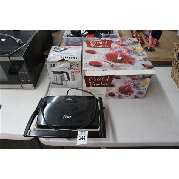 Sandwich Press, Fountain, Keurig Canister Kettle