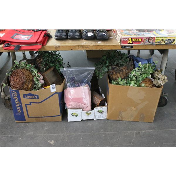 Asst. Decorative Plants, Baskets