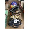 Image 1 : Asst. Leather Baseball Gloves, Spiderman Kid's Helmet
