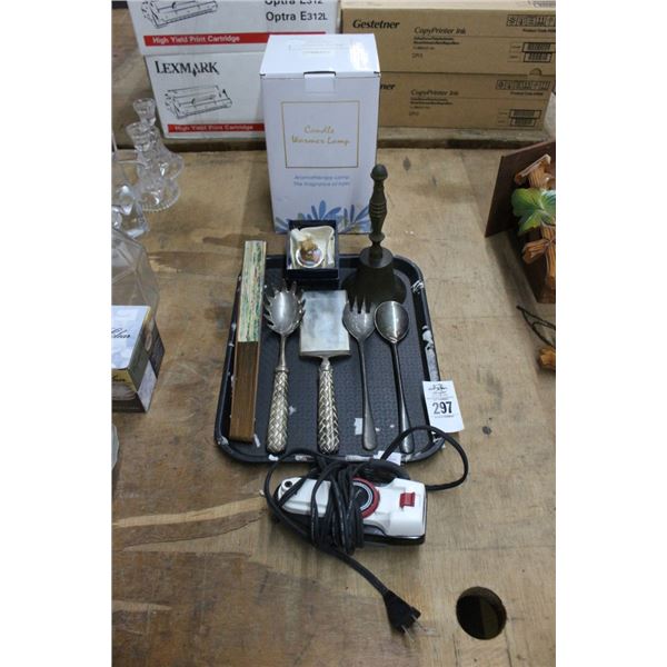 Retro Iron, Serving Spoon, Bell, Warming Lamp