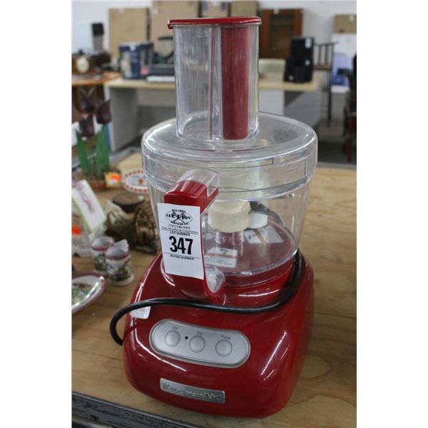 Kitchen Aid Red Food Processor