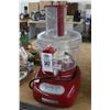 Image 1 : Kitchen Aid Red Food Processor