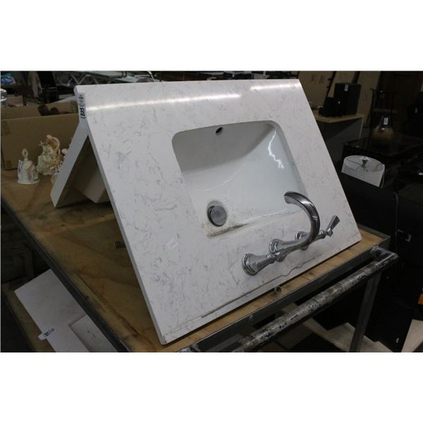 Contemporary White Vanity Sink