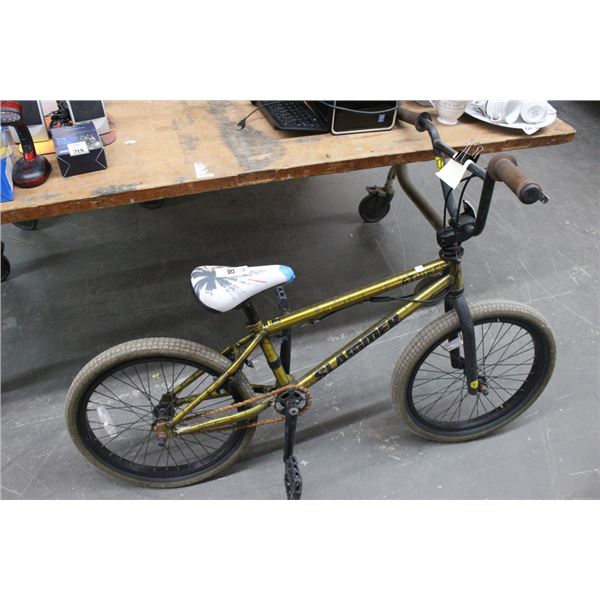Gold BMX Bike