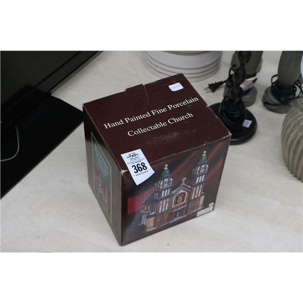 Porcelain Mini Collectible Church