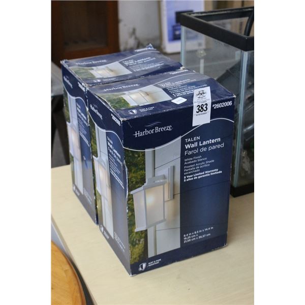Harbor Breeze Wall Lanterns - Pair