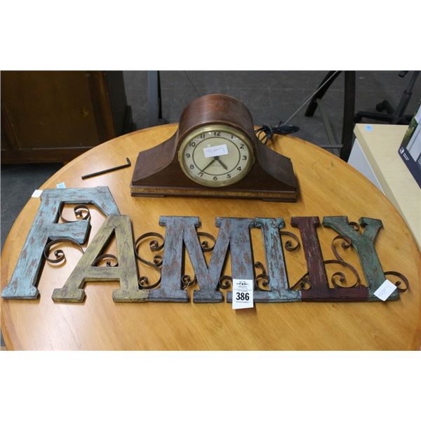 Seth Thomas Mantle Clock, Family Wall Inspiration