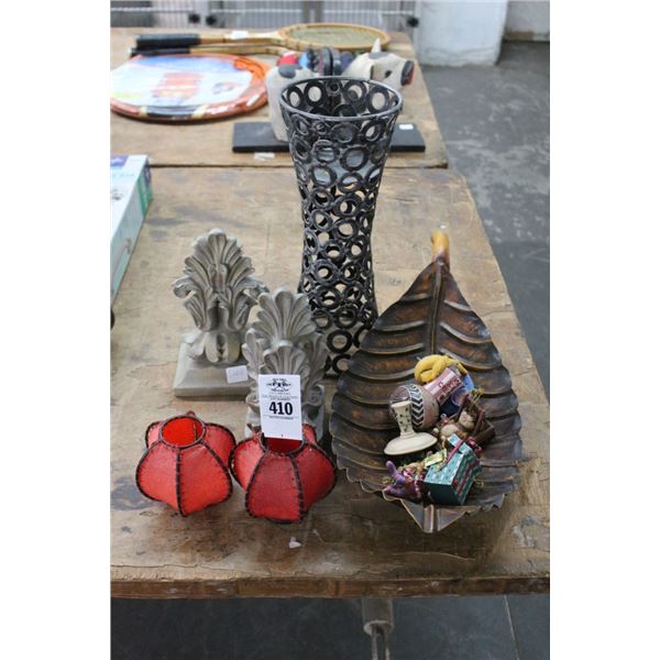 Wall Sconces, Candlestands, Leaf Bowl, Ornaments