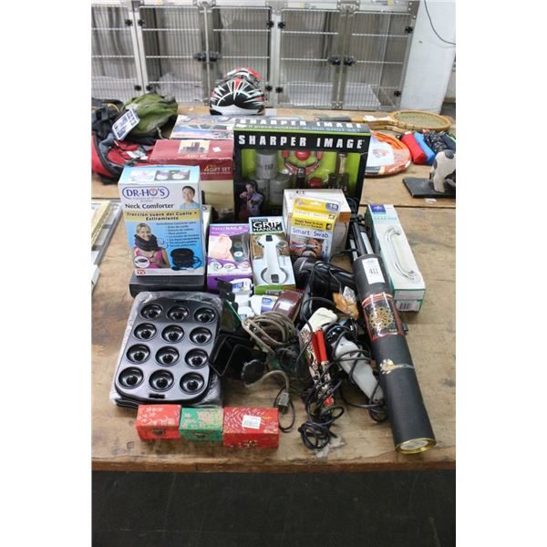 Sharpener Image Sling Shot Set, Neck Comforter, Trimmer, Grab Bar, Home Goods