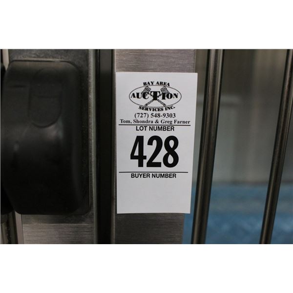 3-Well Groomed SS  4 Compartment Rolling Pet Kennels - 3 X $