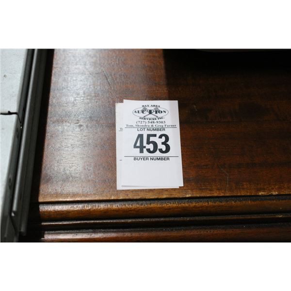 Mahogany Hall Cabinet - Missing Doors