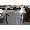 Image 2 : Small Glass Top Computer Desk
