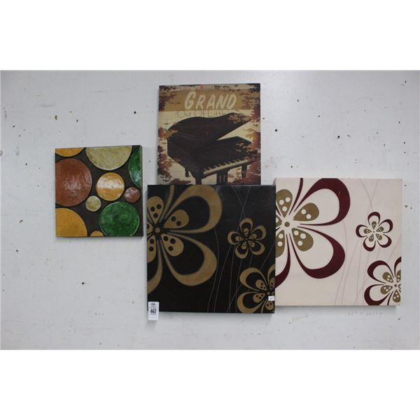 Contemporary Unframed Wall Art - 4