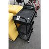 Image 1 : Black 3 Tier Storage Cart
