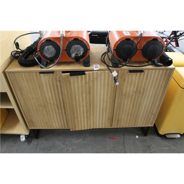 Light Oak Hall Cabinet