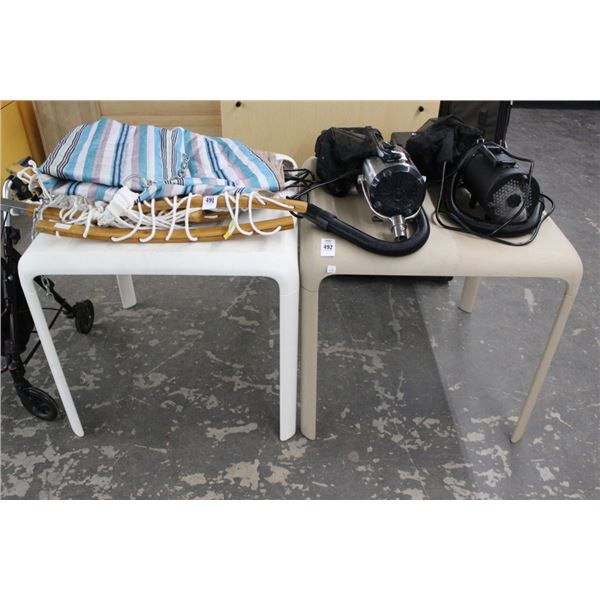 Molded Plastic Patio Tables - 2