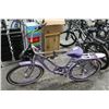 Image 1 : Schwinn Purple Cruiser Bike