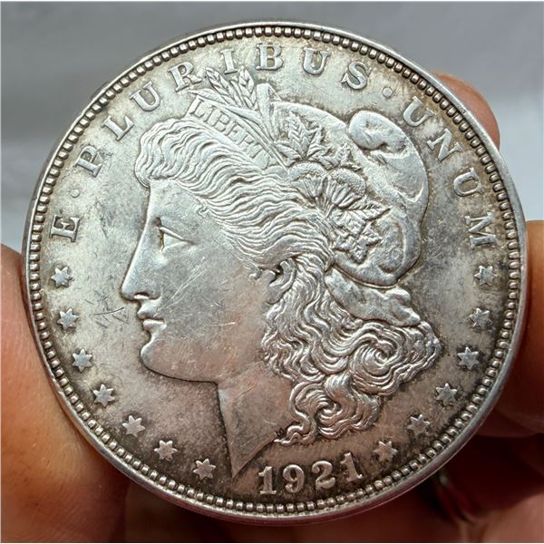 MORGAN SILVER DOLLAR - 1921D