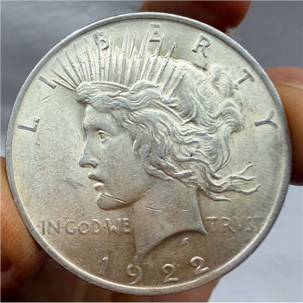 PEACE SILVER DOLLAR - 1922