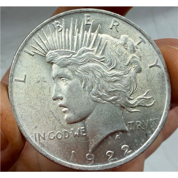 PEACE SILVER DOLLAR - 1922