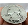 Image 13 : WALKING LIBERTY SILVER HALF DOLLARS - 1942, 1943; WASHINGTON SILVER QUARTERS - 1942, 1944; MERCURY D