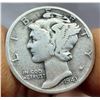 Image 2 : WALKING LIBERTY SILVER HALF DOLLARS - 1942, 1943; WASHINGTON SILVER QUARTERS - 1942, 1944; MERCURY D