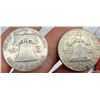 Image 2 : BEN FRANKLIN SILVER HALF DOLLARS - 1952D, 1963D