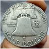 Image 4 : BEN FRANKLIN SILVER HALF DOLLARS - 1952D, 1963D