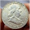 Image 6 : BEN FRANKLIN SILVER HALF DOLLARS - 1952D, 1963D